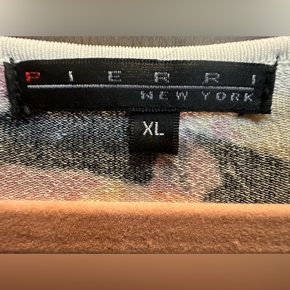 NWOT - Pierri Long Sleeve Multi-Color Light Weight Sweater- Size XL - Picture 4 of 7